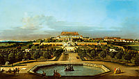 The Schloss Hof, Garden Side, 1758, bellotto