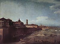 View of Turin from the Gardens of the Palazzo Reale, 1745, bellotto