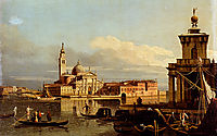 A View In Venice From The Punta Della Dogana Towards San-Giorgio Maggiore, bellotto