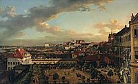 View of Warsaw from the terrace of the Royal Castle, 1773, bellotto