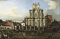 Visitationist Church in Warsaw, 1780, bellotto