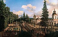 Wilanów Palace as seen from north east, 1777, bellotto