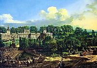 Wilanów Palace seen from the entrance, 1776, bellotto