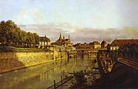 Zwinger Waterway, 1750, bellotto