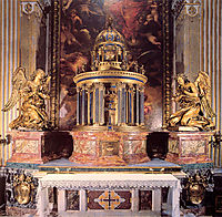 Altar of the Cappella del Sacramento, bernini