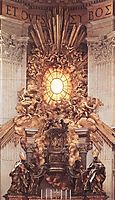 The Throne of Saint Peter, 1666, bernini