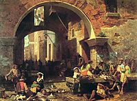 The Arch of Octavius, 1858, bierstadt