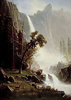 Bridal Veil Falls, Yosemite, c.1871, bierstadt