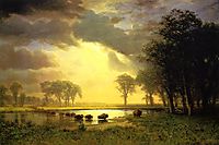 The Buffalo Trail , c.1867, bierstadt