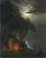 Campfire Site, Yosemite, c.1873, bierstadt