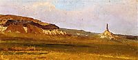 Chimney Rock, 1859, bierstadt