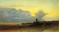 Coastal View, Newport, 1861, bierstadt