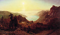 Donner Lake from the Summit, 1873, bierstadt