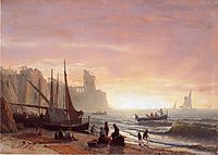 The Fishing Fleet, 1862, bierstadt