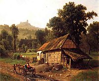 In the Foothills, 1861, bierstadt