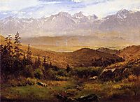 In the Foothills of the Mountains, bierstadt