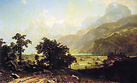 Lake Lucerne, Switzerland, 1858, bierstadt