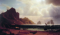 The Marina Piccola, Capri, 1859, bierstadt