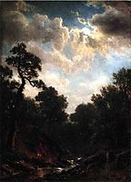 Moonlit Landscape, bierstadt