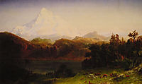 Mount Hood, Oregon, 1865, bierstadt