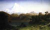 Mount Hood, Oregon , 1865, bierstadt