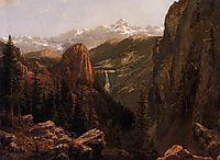 Nevada Falls, Yosemite, bierstadt