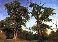 Pioneers of the Woods, 1858, bierstadt