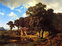 A Rustic Mill, c.1855, bierstadt
