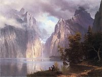 Scene in the Sierra Nevada, c.1861, bierstadt