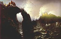 Seal Rocks (San Francisco), 1872, bierstadt