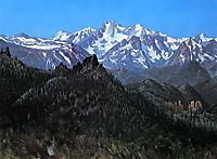 Sierra Nevada, 1872, bierstadt