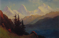Splendour of the Grand Tetons, bierstadt