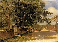 Street in Nassau , 1878, bierstadt
