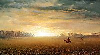 Sunset of the Prairies, bierstadt