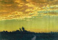 Twilight over the Path, bierstadt
