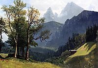 Tyrolean Landscape, 1868, bierstadt