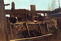 Wharf Scene, bierstadt