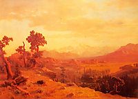 Wind River Country, 1860, bierstadt