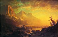Wind River, Wyoming, c.1870, bierstadt