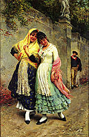 The Flirtation, 1889, blaas