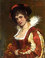 Portrait of a Venetian Lady, 18, blaas