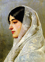A Young Beauty, 1882, blaas