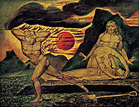 The Body of Abel Found by Adam & Eve, c.1825, blake