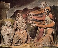 Illustration to Book of Job, blake