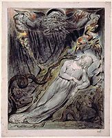 Illustration to Milton`s Comus , 1820, blake