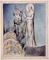 Illustration to Milton`s Comus , 1820, blake