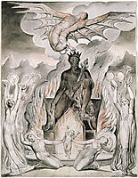 Illustration to Milton`s On the Morning of Christ`s Nativity, 1809, blake