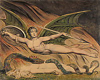 Satan Exulting over Eve, 1795, blake