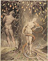 The Temptation and Fall of Eve, 1808, blake