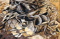 The Charge of the Lancers, 1915, boccioni